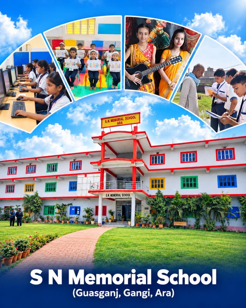 S.N. Memorial School, Ara